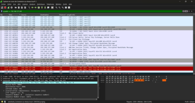 Handshake entre le serveur (Cloud) et le client (lampe)