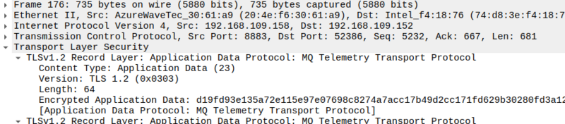 Paquet wireshark