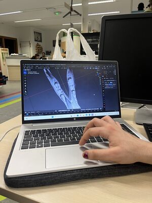 Travail sur la mâchoire