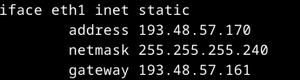 gateway ipv4 routée